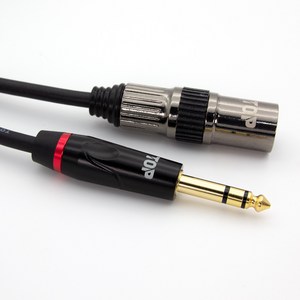 HDTOP 국산 제작 5.5 스테레오 TO XLR 수 케이블3M HT-TP349