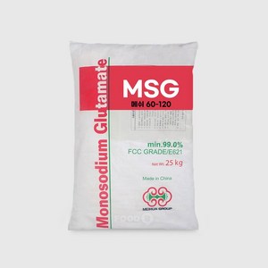 수입미풍 MSG FC 25kg 60-120메쉬 글루타민산나트륨 메이화 중국산, 1개