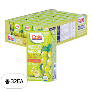 돌 파라다이스 주스 머스캣, 120ml, 32개