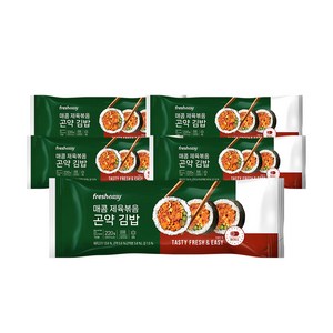 [무료배송/당일출고] 프레시지 곤약 김밥 매콤제육볶음맛, 5개, 220g