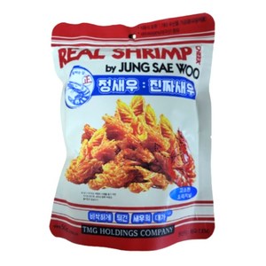 정새우 진짜새우 오리지널맛, 50g, 4개