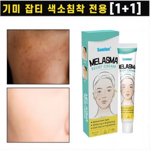 1+1 (당일발송) 기미크림 검버섯 잡티 완화 색소침착 주근깨 톤업 미백크림 20g, 3+3, 1개