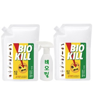 비오킬 살충제 리필 파우치형, 1L, 2개