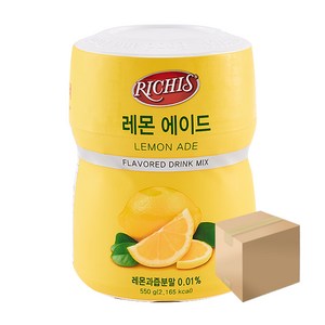 리치스 레몬 에이드 분말, 550g, 1개입, 6개