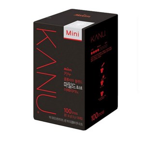 [파이브온] 맥심 카누 미니 마일드 로스트 아메리카노, 900mg, 1개, 100개입