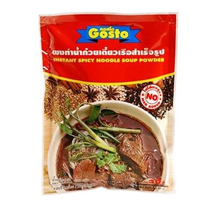 태국 고스토 스파이시 누들 스프 파우더 208g 쌀국수재료 Gosto INSTANT SPICY NOODLE SOUP POWDER, 1개