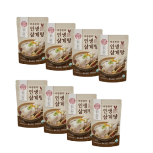 백종원의 인생삼계탕 1200g X 8팩, 없음, 1.2kg, 8개