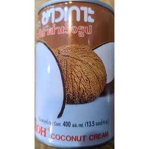 코코넛 크림 THAI COCONUT CREAM 400ml woldfood, 1개