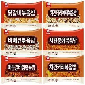 천일식품 인기볶음밥 14종 10봉 골라담기, 300g, 5개, 치킨커리볶음밥300gX5봉, 사천중화볶음밥300gX5봉