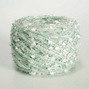 BRT 뜨개실 털실 코바늘 합사실 목도리실 해파리키링 실 50g 2볼 세트, 1세트, 아이스민트