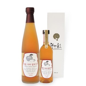 향지촌 달콤 사과 발효식초, 1개, 500ml