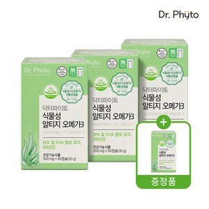 D. Phyto 닥터파이토 식물성 알티지 오메가3, 60정, 4개