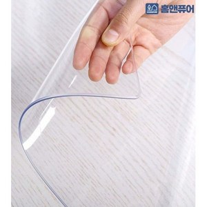 유리대용 식탁 책상 테이블 PVC 실리콘 비닐 투명 매트 맞춤 주문제작, 2mm, 50cmX10cm, 사각