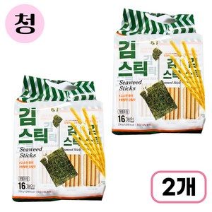 키즈웰 김스틱 과자, 2개, 256g