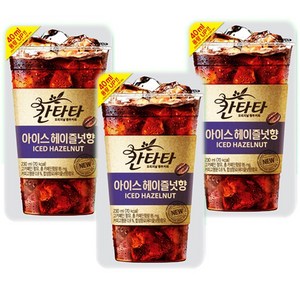 칸타타 헤이즐넛 파우치 230ml 50팩, 50개