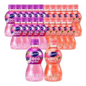 썬키스트 300ml 리치 12입+ 피치 12입 총 24개