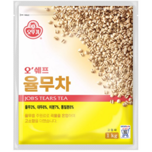 오뚜기 율무차, 1kg, 1개입, 2개