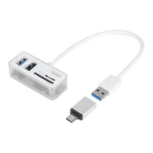 유니콘 Type-C+USB3.0 허브 멀티 카드리더기/TH-500CR/C타입/SD/MicoSD(TF) 슬롯/USB3.0 1포트+USB2.0 1포트/고휘도 LED 무드램프, 1개