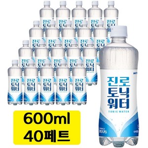 하이트진로 토닉워터 오리지널 600ml, 40개