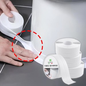와겐 초강력 욕실 변기 싱크대 방수테이프, 4개