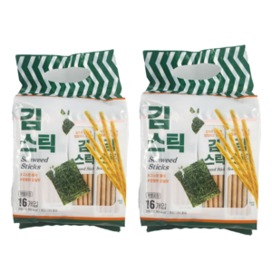 키즈웰 김스틱 과자, 2개, 256g