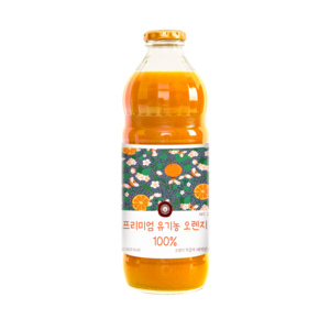 유기농 오렌지주스 100% NFC 착즙주스 원액, 1L, 1개