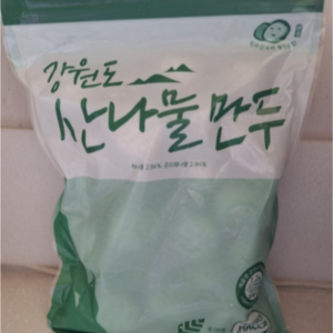 강원도산나물만두, 1.2kg, 1개
