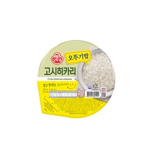 맛있는 오뚜기밥 고시히카리, 210g, 12개
