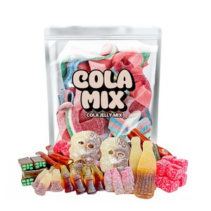 스웨디시 콜라 믹스 Cola Mix 스웨덴 젤리 캔디, 1개, 180g