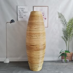 빅사이즈 대형 라탄 화병 인테리어 화병, 60CM 높이