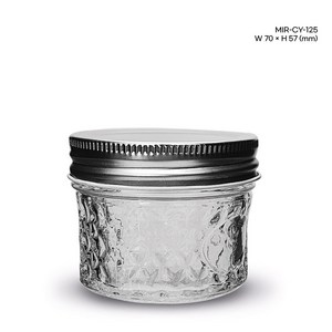 유리병 미르 크리스탈 125ml, 1개