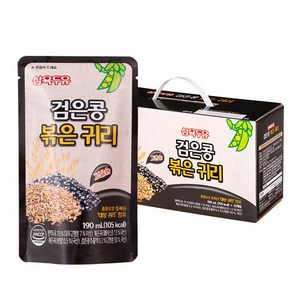 삼육두유 검은콩 볶은 귀리 190ml, 삼육두유 검은콩 볶은귀리 두유, 15개