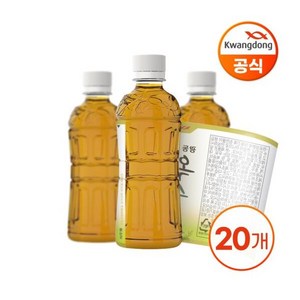 광동 V라인 옥수수 수염차 무라벨, 330ml, 20개