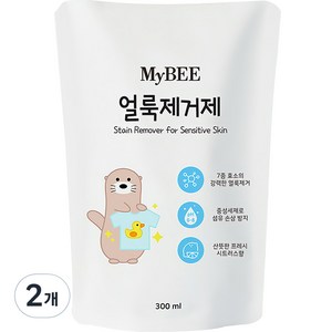 마이비 얼룩제거제 리필, 300ml, 2개