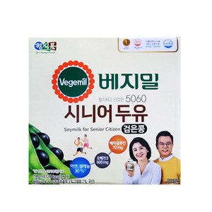 베지밀 5060 시니어 두유 검은콩, 190ml, 16개