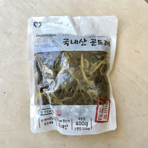 무치고 국산 삶은 곤드레 400g 국내산 데친 자숙 곤드레 나물, 1개