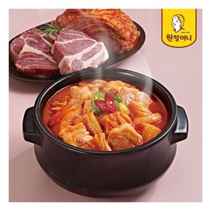 원할머니 부드러운 고기 듬뿍 김치찌개 500g 5팩, 5개