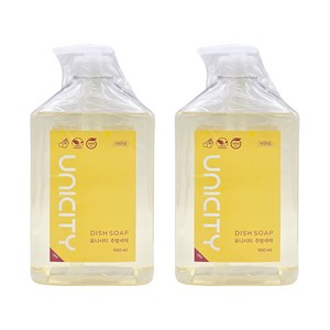 유니시티 주방세제 900ml 1종세제 야채 과일 식기세정가능 900ml, 2개