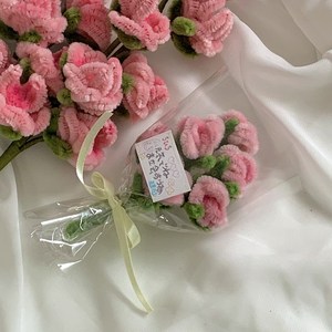 [자체제작 동영상 제공] 미니 스위트피 모루 꽃다발 만들기 DIY 패키지 성묘 추석 미니꽃다발, 옅은핑크, 1개
