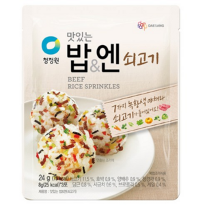 청정원 맛있는 밥 엔 쇠고기, 24g, 2개