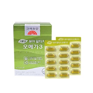 고려은단 퓨어 알티지 rTG 오메가3 60캡슐 (801mg), 60정, 1개