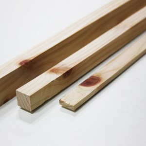 미가데코 나무쫄대 몰딩 합판 diy 만들기재료 게시판 길이80cm, CN031)편백 18x18(2개)