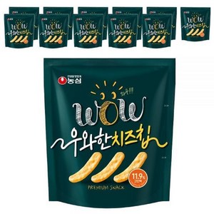 농심 우와한 치즈칩, 42g, 12개