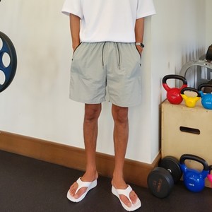 딥스토어 남자 빅사이즈 포인트 지퍼 밴딩 5부 반바지