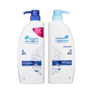 [헤드앤숄더] 딥클린 샴푸850ml+[헤드앤숄더] 딥클린 컨디셔닝 린스 850ml, 2개, 850ml