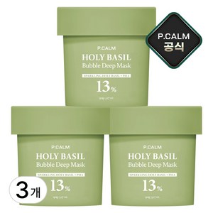 피캄 홀리바질 버블 딥 마스크, 1개, 3개입