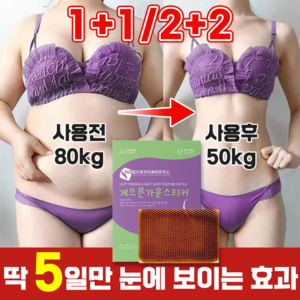 [빠른배송]미국 기술 1+1 다이어트 패치 배꼽 패치 뱃살패치 붙이는 한방패치 혈액순환 비만관리, 2+2(4개), 2개