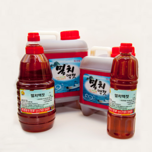 [강경장수젓갈] 강경전통맛깔젓 멸치액젓 0.9L/1.8L/5kg/10kg, 1.8L, 1개