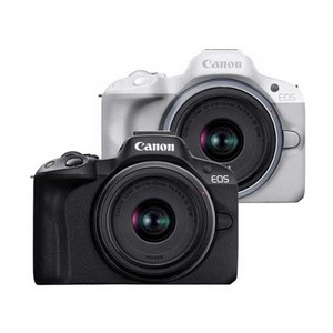 캐논 정품 EOS R50 18-45mm STM 렌즈 KIT/TJ, 블랙