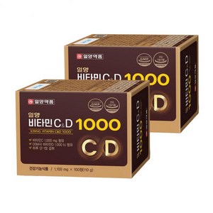 일양약품 일양비타민C앤D 1000, 100정, 110g, 2개